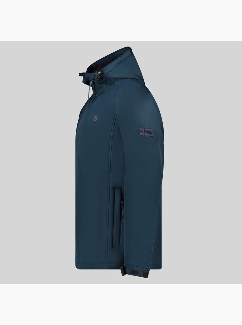 Giacca softshell con cappuccio tamigotal – geographical norway Blu marino - Kiabi