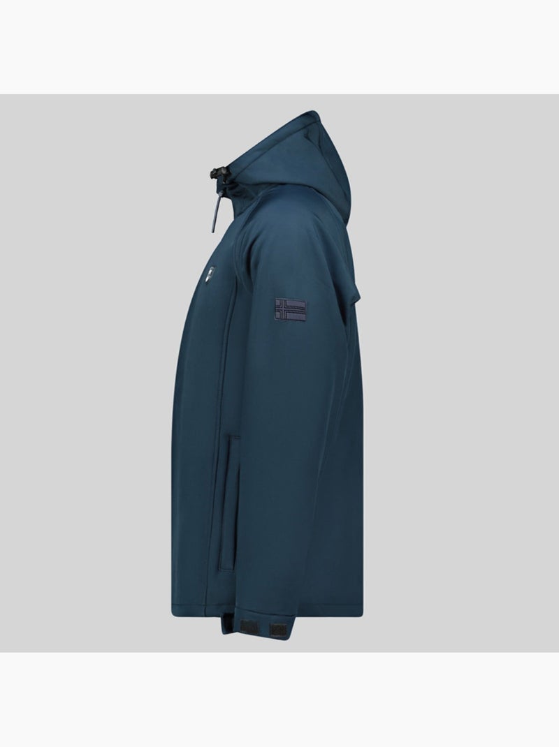 Giacca softshell con cappuccio tamigotal – geographical norway Blu marino - Kiabi