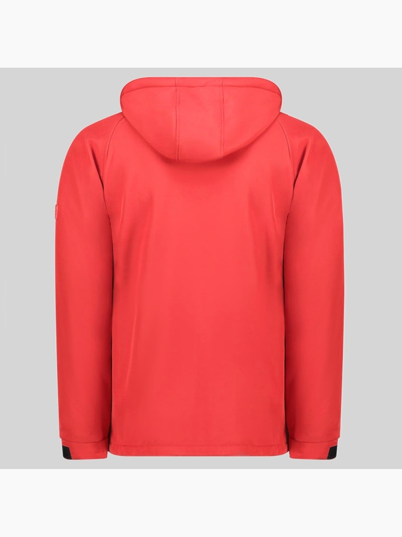 Giacca softshell con cappuccio tamigotal – geographical norway Rosso - Kiabi