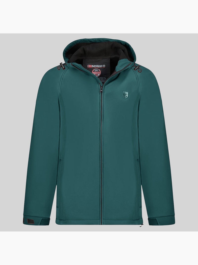Giacca softshell con cappuccio tamigotal – geographical norway Verde scuro - Kiabi