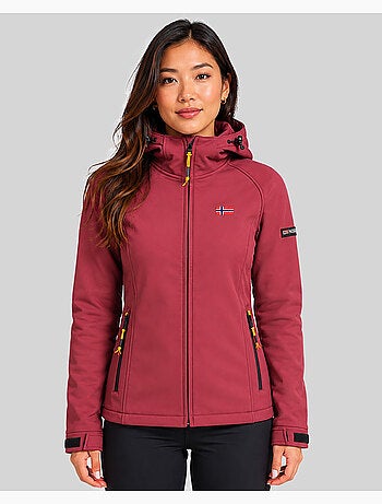 Giacca softshell con cappuccio tamilalor – geographical norway