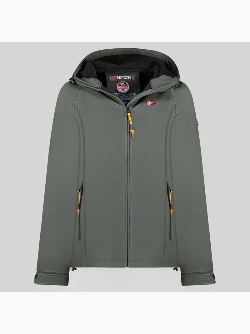 Giacca softshell con cappuccio tamilalor – geographical norway Grigio scuro - Kiabi