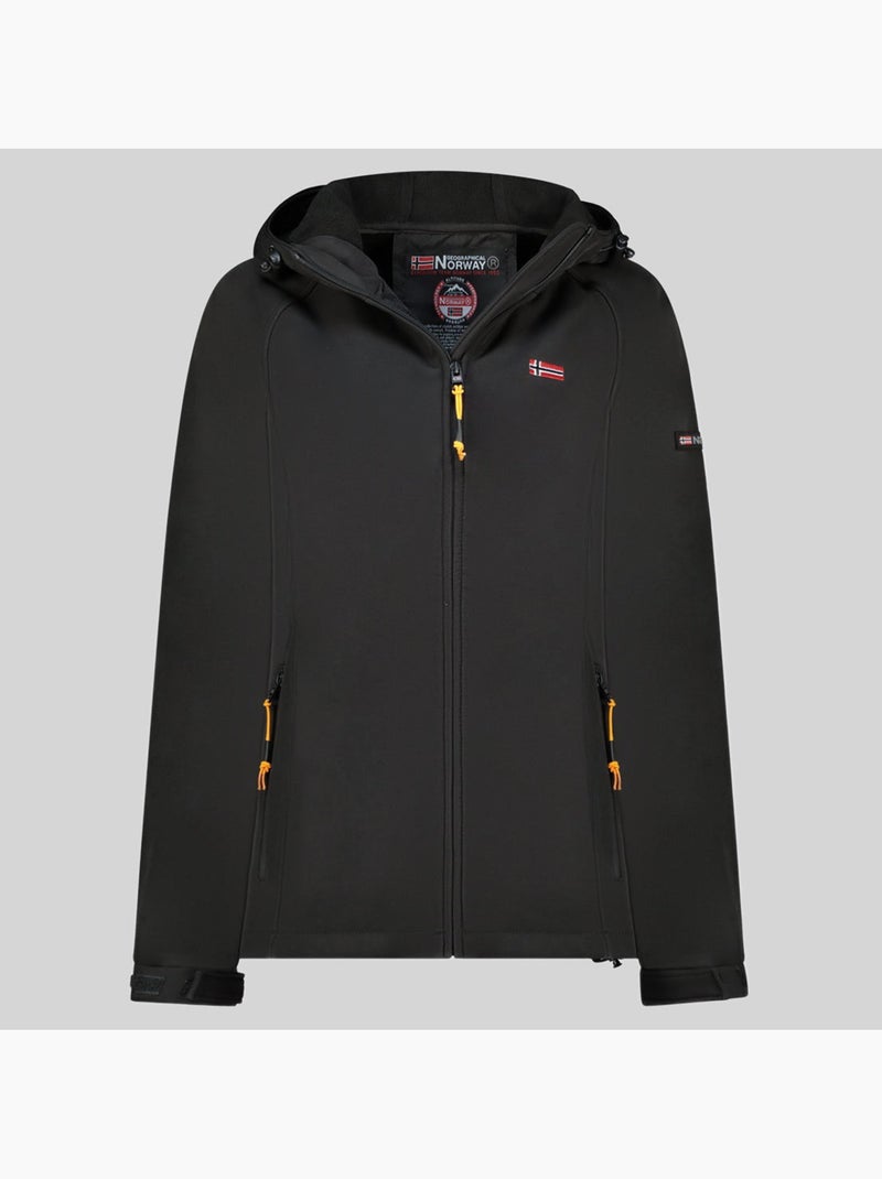 Giacca softshell con cappuccio tamilalor – geographical norway Nero - Kiabi