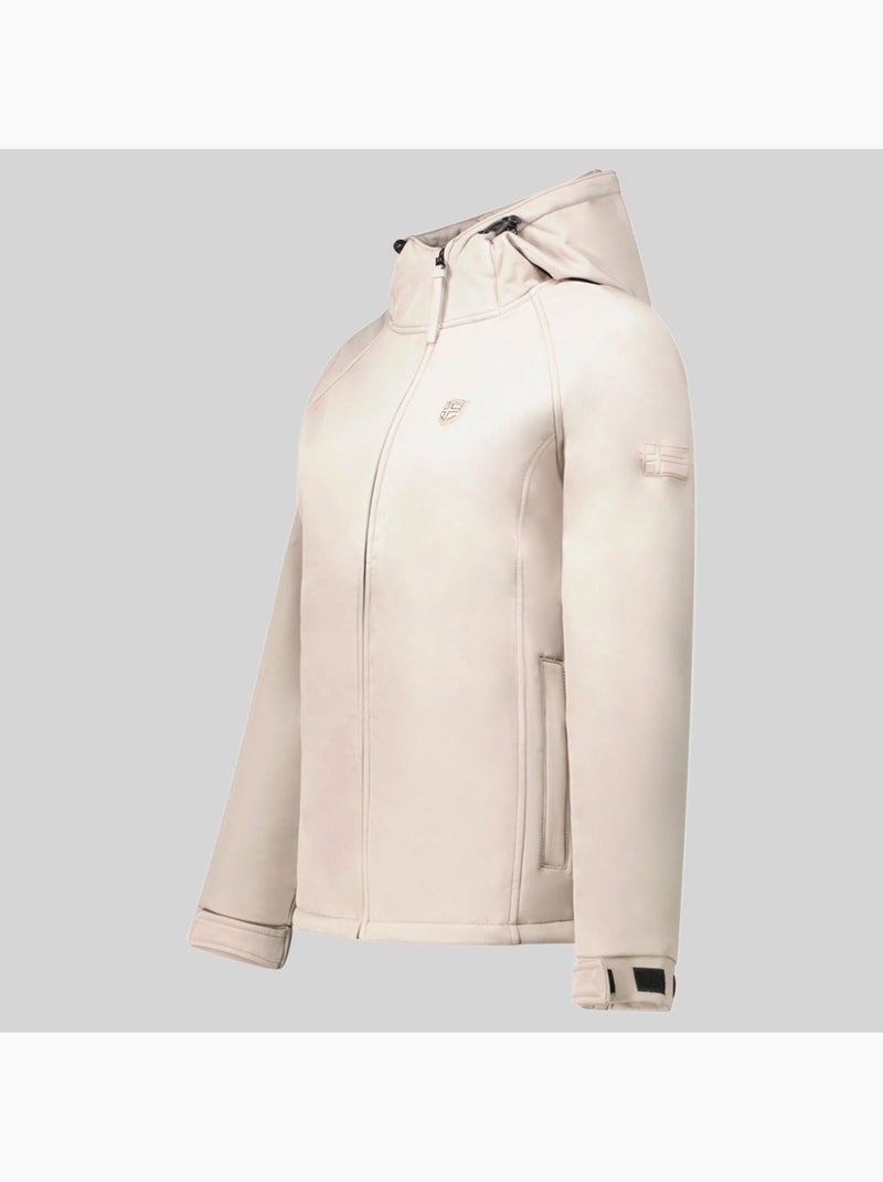 Giacca softshell con cappuccio tamilatal – geographical norway Beige - Kiabi