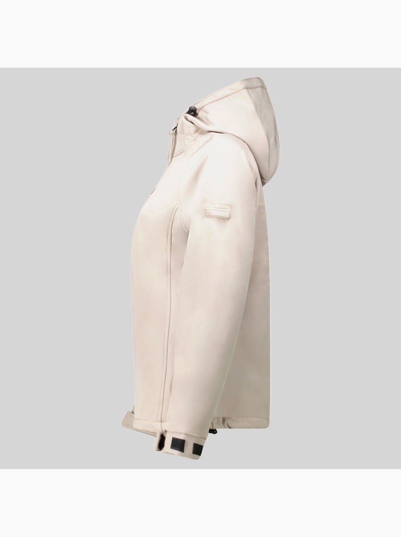 Giacca softshell con cappuccio tamilatal – geographical norway Beige - Kiabi