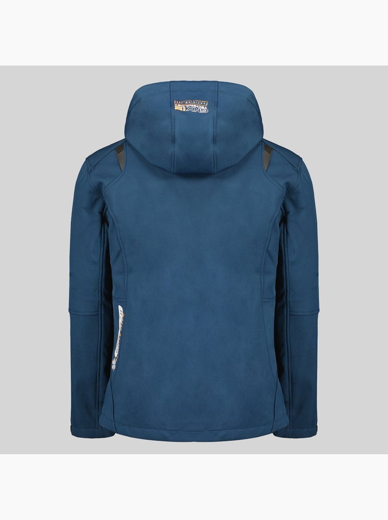 Giacca softshell con cappuccio tanada – geographical norway Blu marino - Kiabi