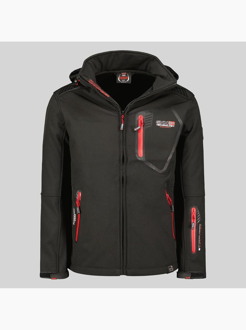 Giacca softshell con cappuccio tanada – geographical norway Nero - Kiabi