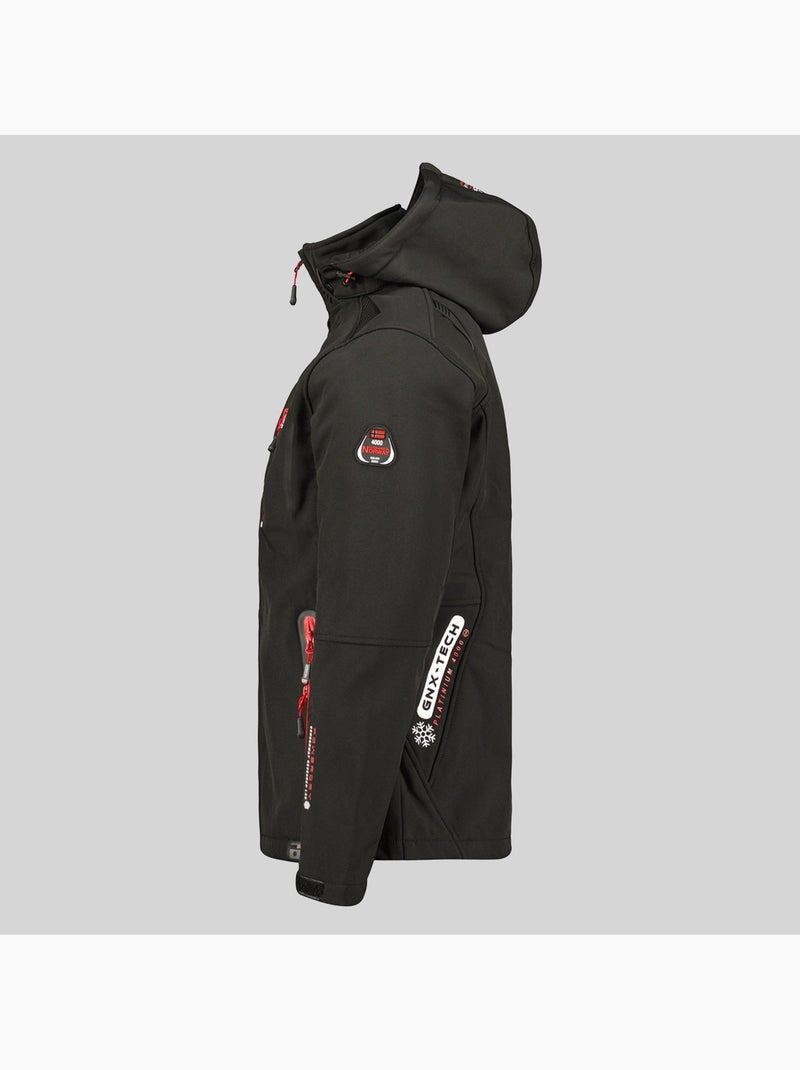 Giacca softshell con cappuccio tanada – geographical norway Nero - Kiabi