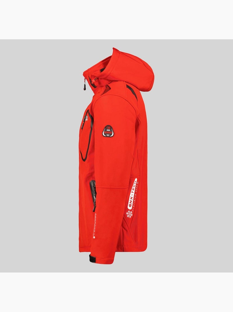 Giacca softshell con cappuccio tanada – geographical norway Rosso - Kiabi