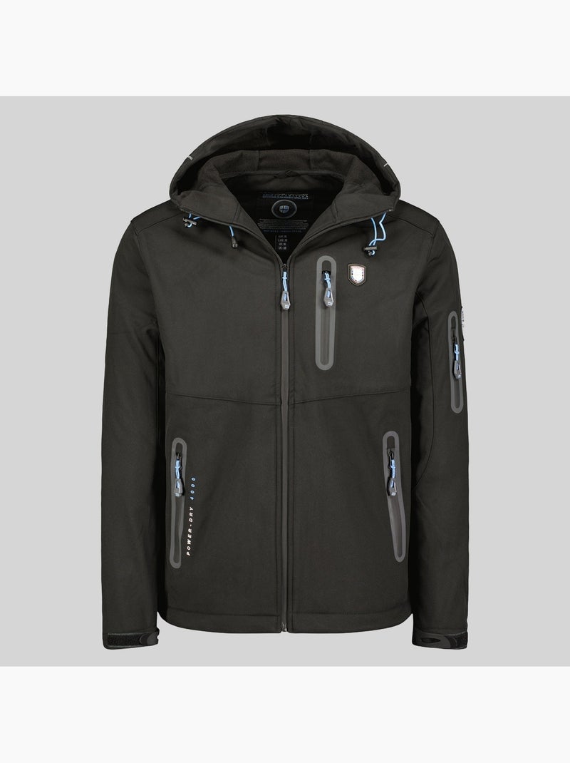 Giacca softshell con cappuccio taxillus – geographical norway Nero - Kiabi