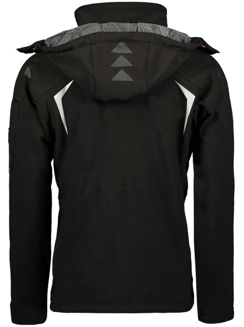 Giacca softshell con cappuccio techno dark – geographical norway Nero Rosso - Kiabi