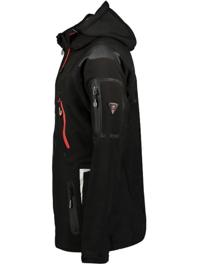 Giacca softshell con cappuccio techno dark – geographical norway Nero Rosso - Kiabi