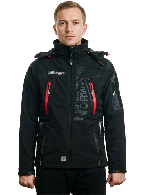 Giacca softshell con cappuccio techno dark – geographical norway - Kiabi Giacca softshell con cappuccio techno dark – geographical norway - Kiabi