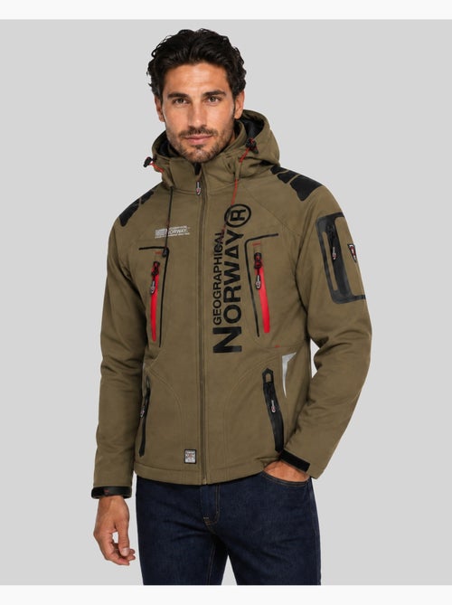 Giacca softshell con cappuccio techno – geographical norway - Kiabi Giacca softshell con cappuccio techno – geographical norway - Kiabi