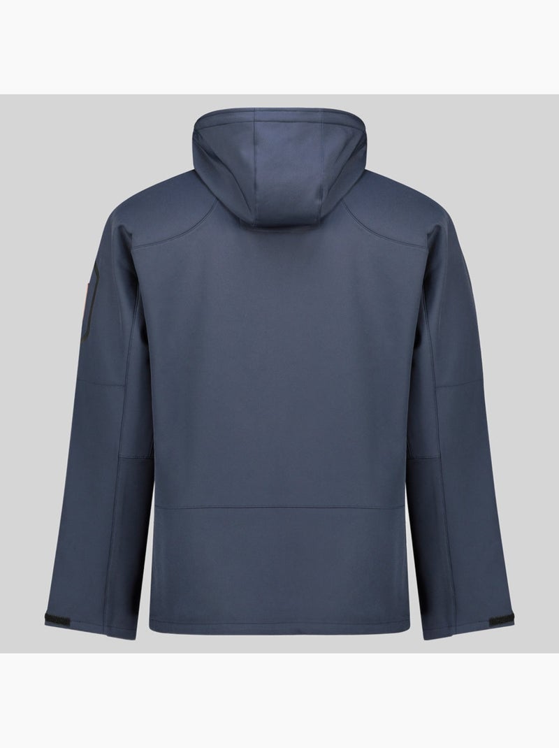 Giacca softshell con cappuccio tezip – geographical norway Blu marino - Kiabi