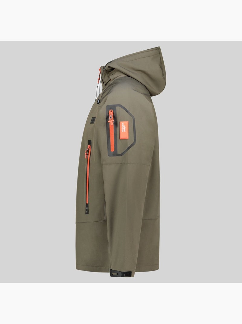 Giacca softshell con cappuccio tezip – geographical norway Cachi - Kiabi