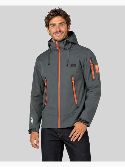 Giacca softshell con cappuccio tezip – geographical norway - Kiabi Giacca softshell con cappuccio tezip – geographical norway - Kiabi