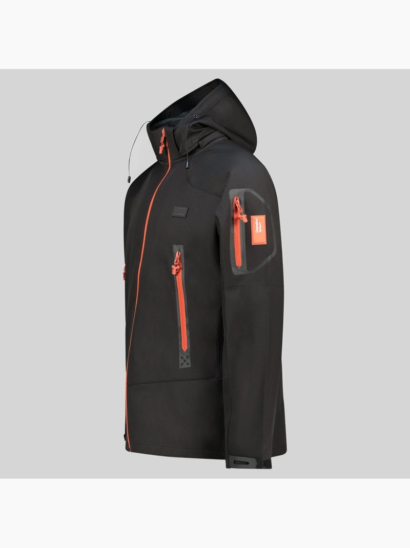 Giacca softshell con cappuccio tezip – geographical norway Nero - Kiabi