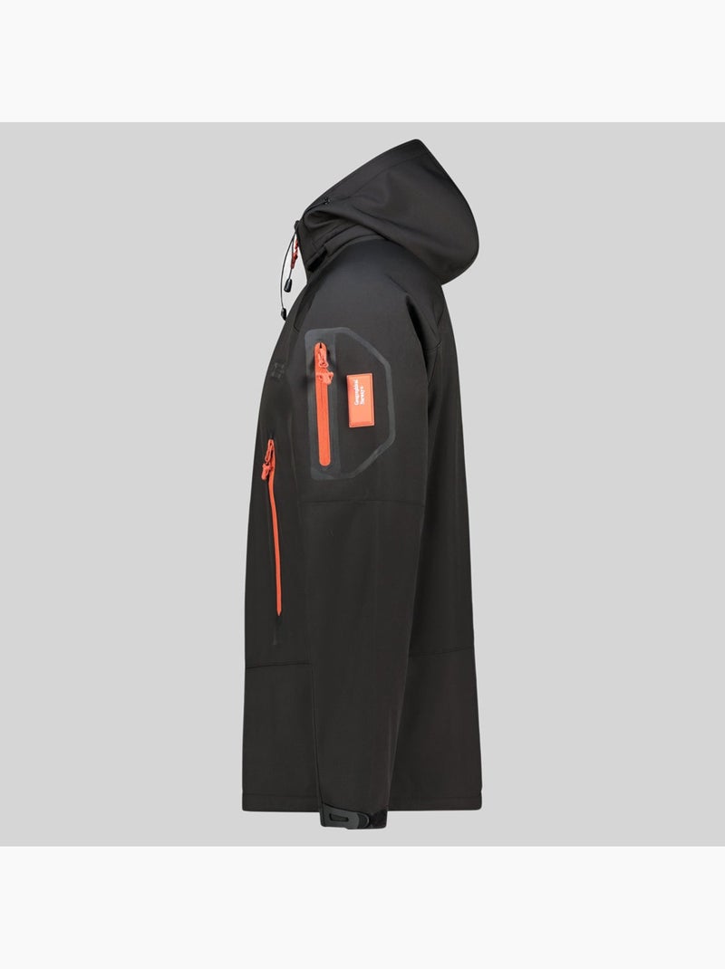 Giacca softshell con cappuccio tezip – geographical norway Nero - Kiabi