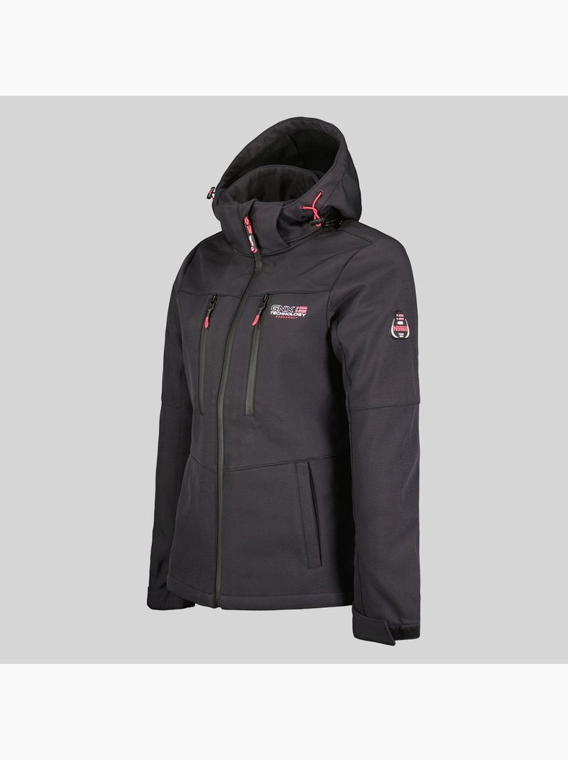 Giacca softshell con cappuccio timmex – geographical norway Blu marino - Kiabi