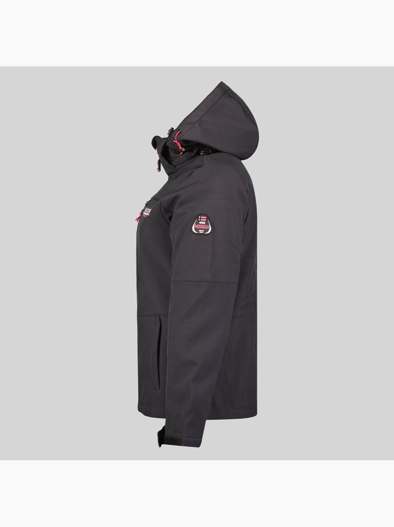Giacca softshell con cappuccio timmex – geographical norway Blu marino - Kiabi