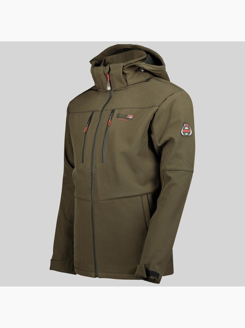 Giacca softshell con cappuccio timmex – geographical norway Cachi - Kiabi