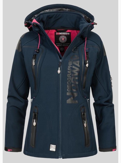 Giacca softshell con cappuccio tislande femme – geographical norway - Kiabi Giacca softshell con cappuccio tislande femme – geographical norway - Kiabi