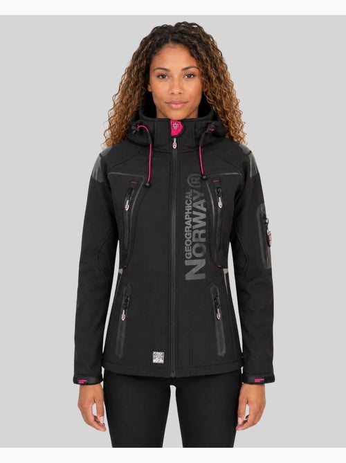 Giacca softshell con cappuccio tislande femme – geographical norway - Kiabi