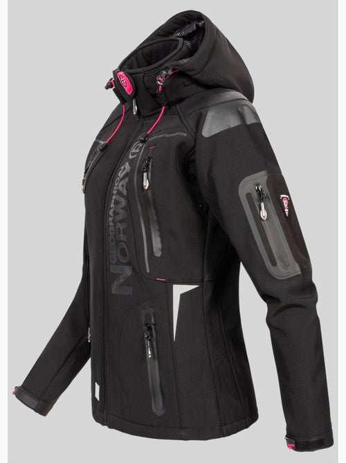 Giacca softshell con cappuccio tislande femme – geographical norway - Kiabi