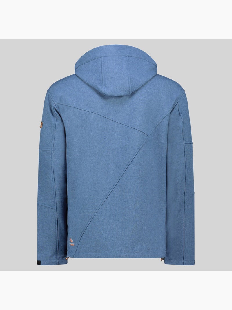 Giacca softshell con cappuccio tolympia – geographical norway Blu - Kiabi