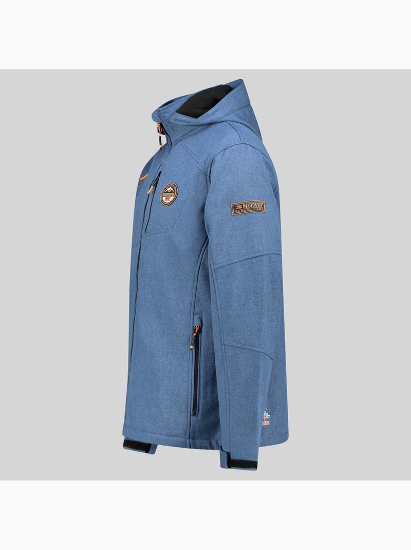 Giacca softshell con cappuccio tolympia – geographical norway Blu - Kiabi