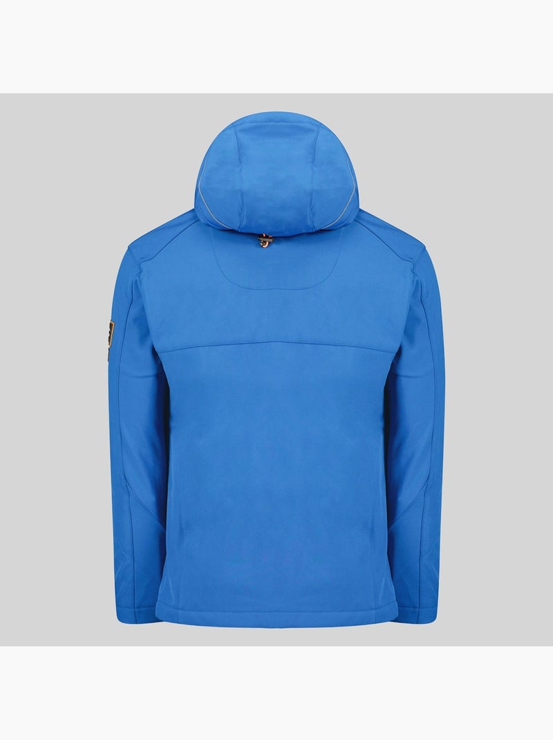Giacca softshell con cappuccio topere – geographical norway Blu reale - Kiabi