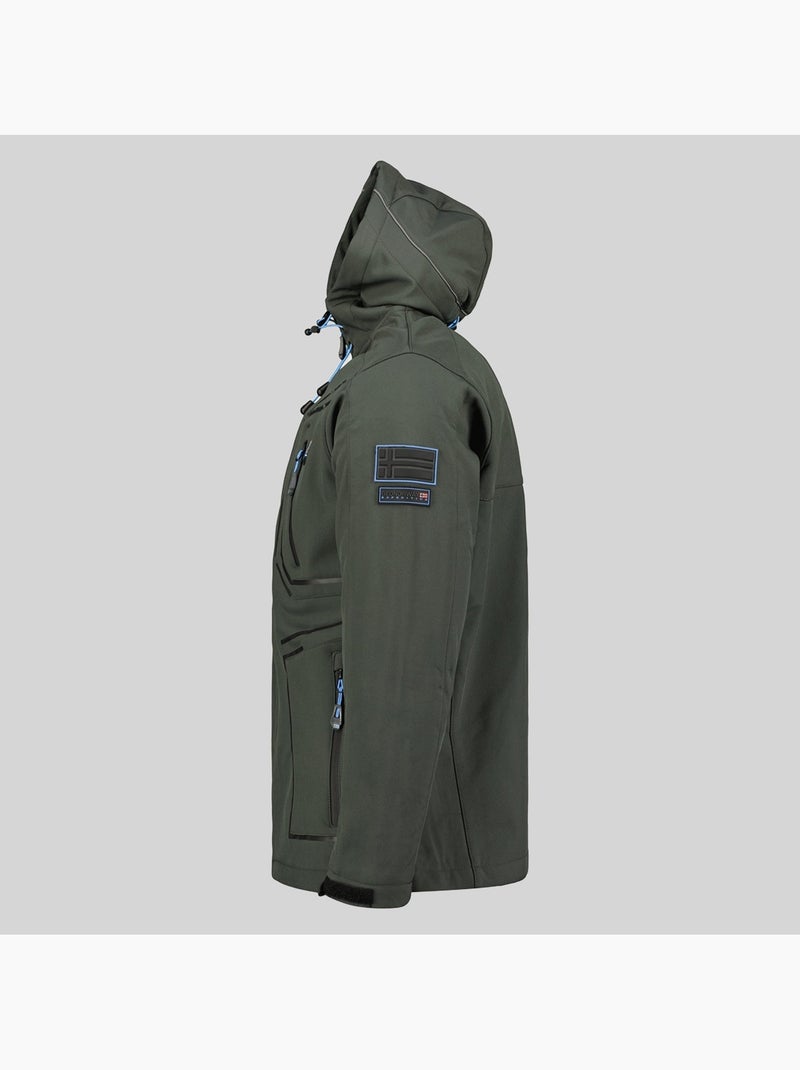Giacca softshell con cappuccio topere – geographical norway Grigio scuro - Kiabi