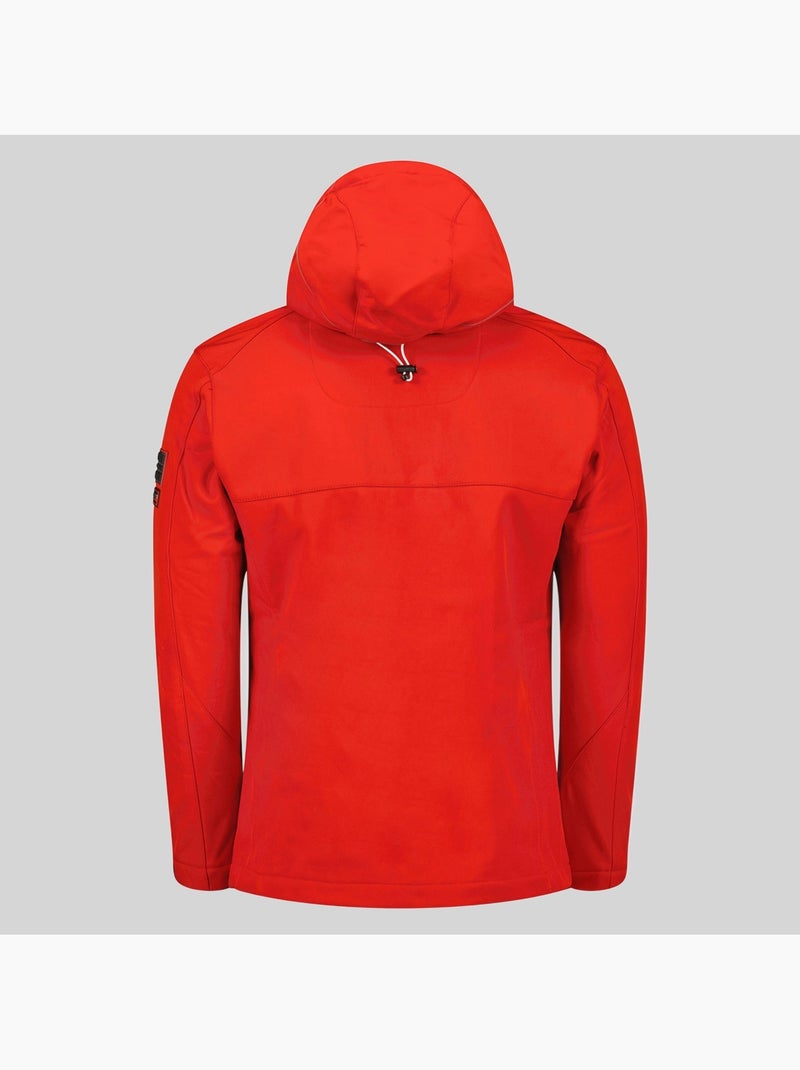 Giacca softshell con cappuccio topere – geographical norway Rosso - Kiabi