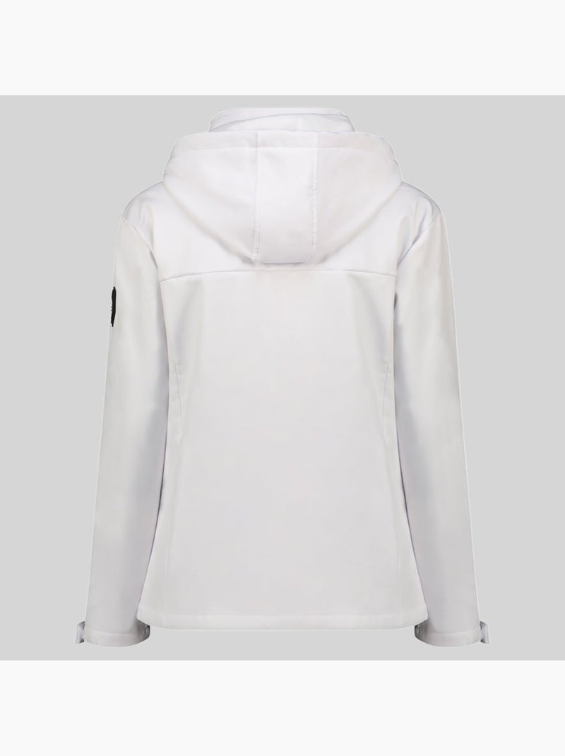 Giacca softshell con cappuccio tounia – geographical norway Bianco - Kiabi