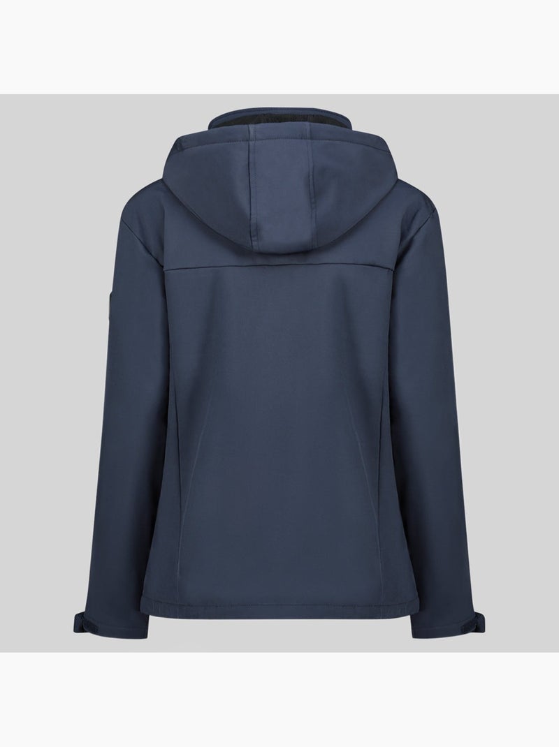 Giacca softshell con cappuccio tounia – geographical norway Blu marino - Kiabi