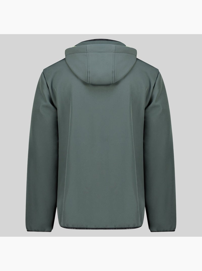 Giacca softshell con cappuccio toxique – geographical norway Grigio verde - Kiabi