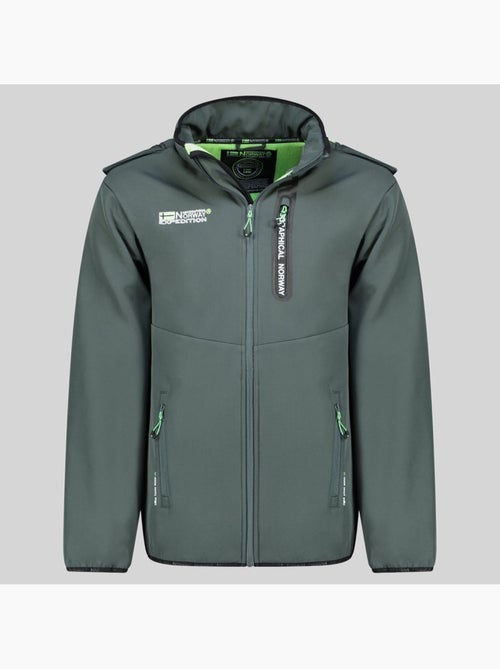 Giacca softshell con cappuccio toxique – geographical norway - Kiabi Giacca softshell con cappuccio toxique – geographical norway - Kiabi