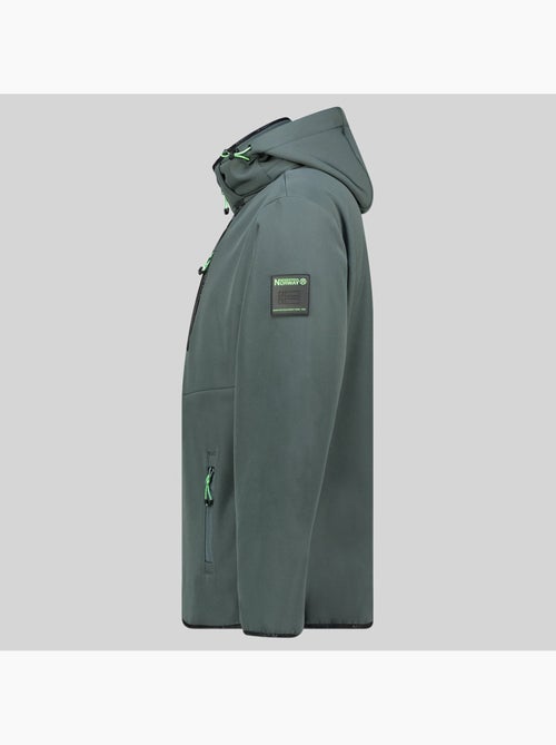 Giacca softshell con cappuccio toxique – geographical norway - Kiabi Giacca softshell con cappuccio toxique – geographical norway - Kiabi