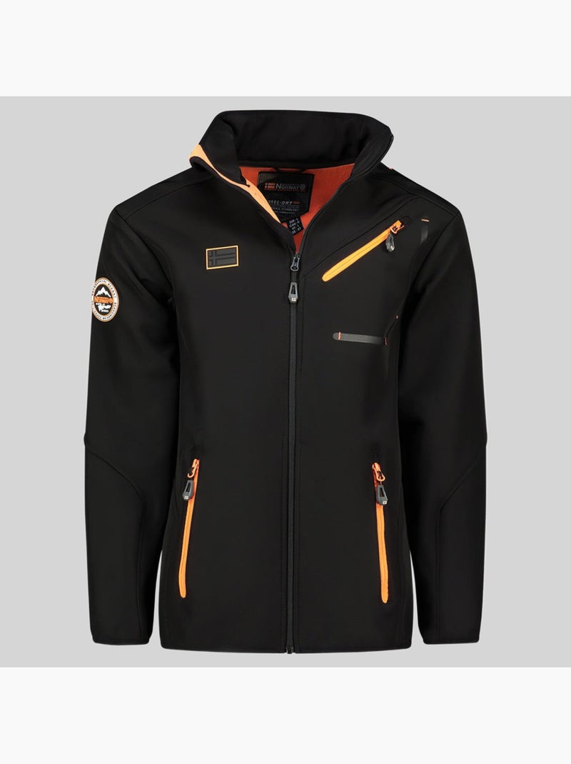 Giacca softshell con cappuccio tramway – geographical norway Nero - Kiabi