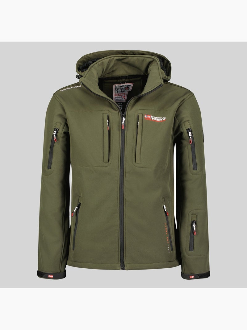 Giacca softshell con cappuccio tunar – geographical norway Cachi - Kiabi