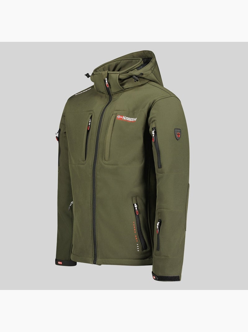 Giacca softshell con cappuccio tunar – geographical norway Cachi - Kiabi