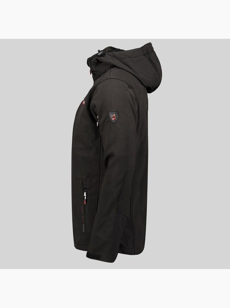 Giacca softshell con cappuccio tunar – geographical norway Nero - Kiabi