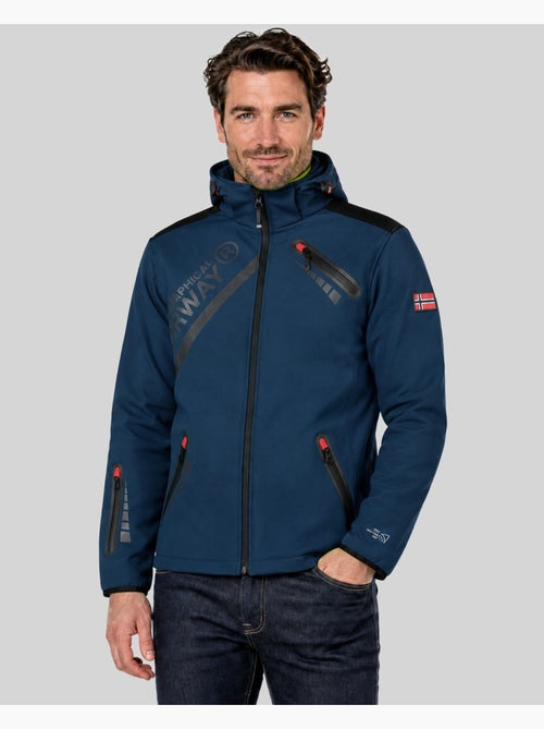 Giacca softshell con cappuccio twopac – geographical norway - Kiabi Giacca softshell con cappuccio twopac – geographical norway - Kiabi