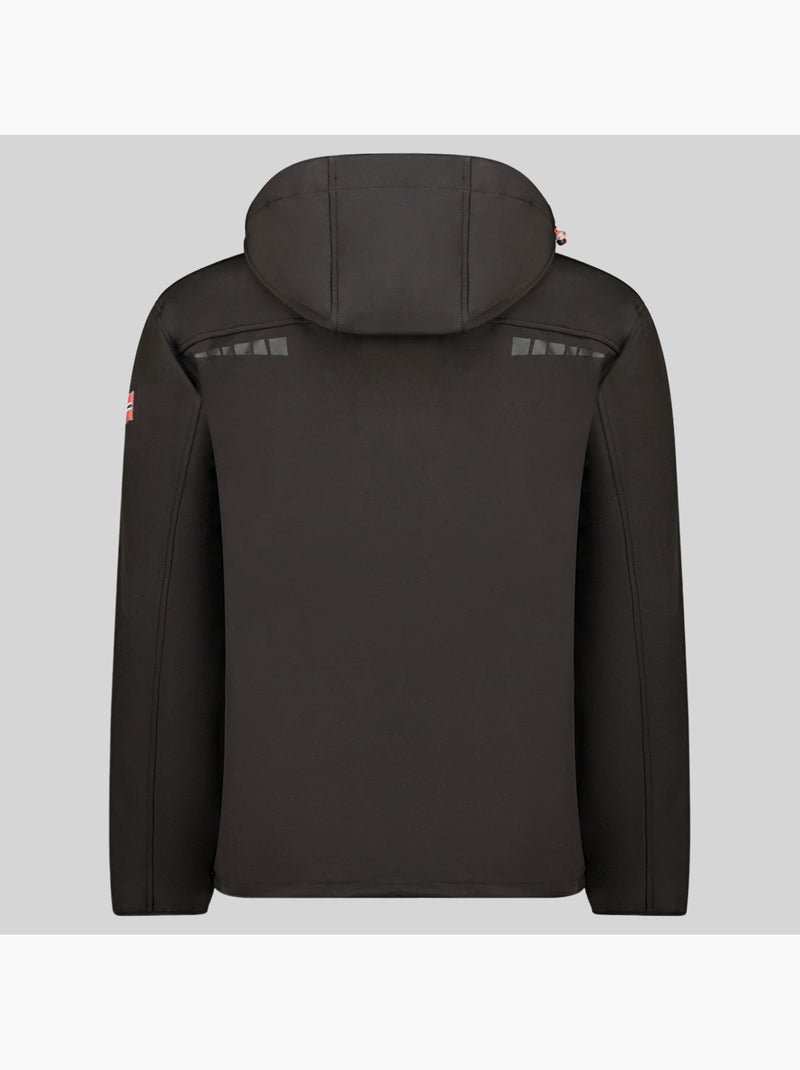 Giacca softshell con cappuccio twopac – geographical norway Nero - Kiabi