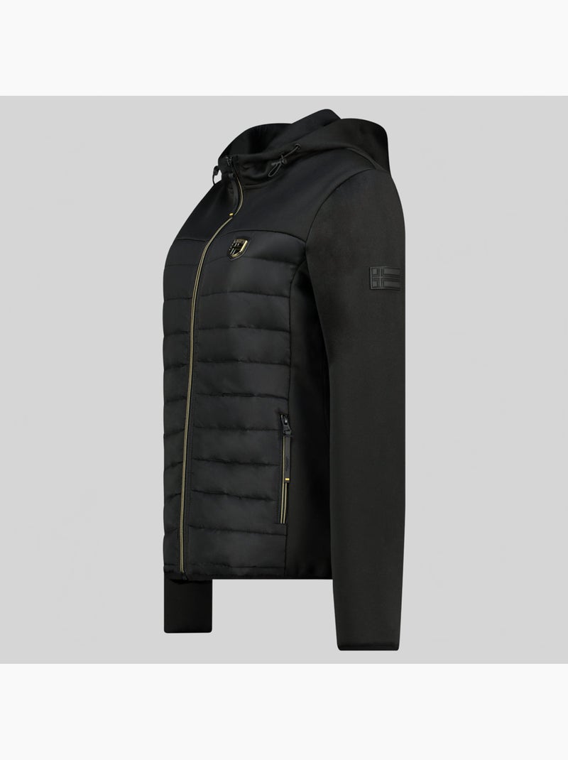 Giacca softshell con cappuccio typhlosion – geographical norway Nero - Kiabi