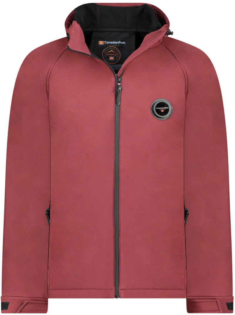 Giacca softshell idrorepellente con cappuccio tamigoglasseak – canadian peak Bordeaux - Kiabi