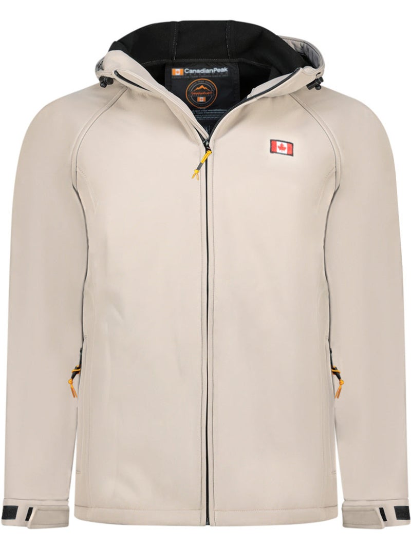 Giacca softshell idrorepellente con cappuccio tamigoloreak – canadian peak Beige - Kiabi