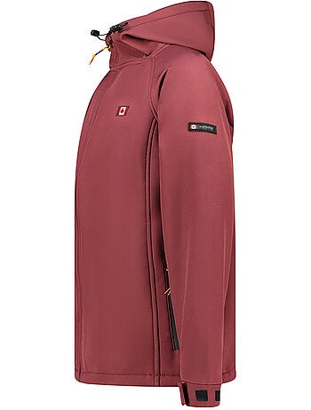 Giacca softshell idrorepellente con cappuccio tamigoloreak – canadian peak