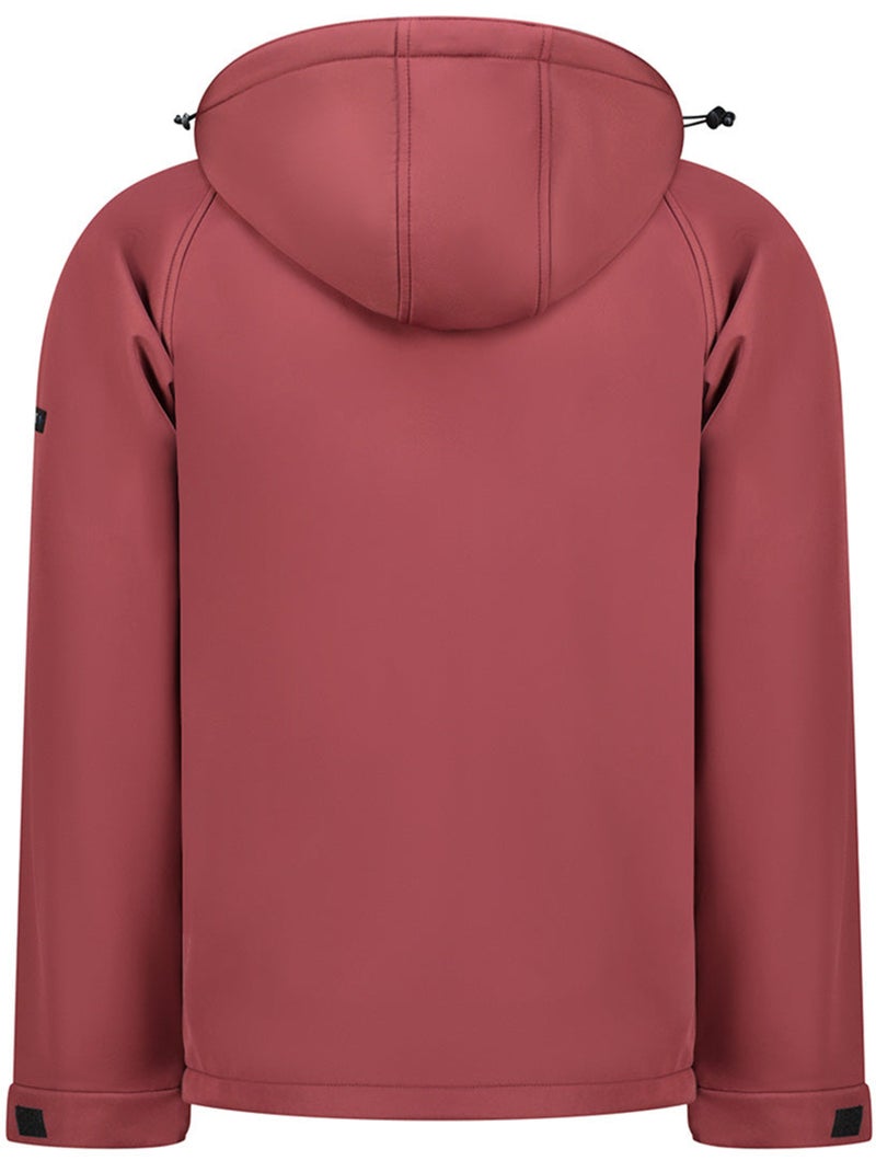 Giacca softshell idrorepellente con cappuccio tamigoloreak – canadian peak Bordeaux - Kiabi